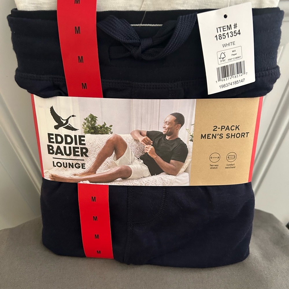 Eddie Bauer White Boxers 2-Pack